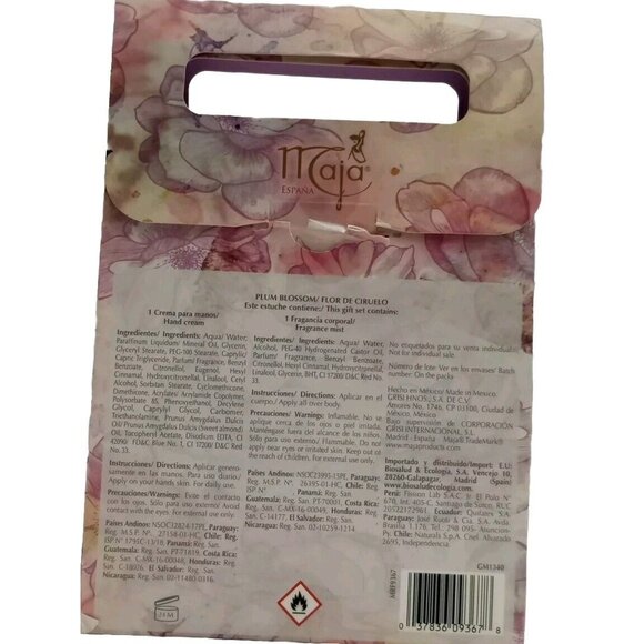 Maja Set Plum Blossom Hand Cream & Body Spray-Gift Set for Women Spain - Picture 2 of 3